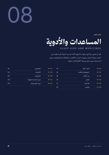 الصفحة الأولى من المساعدات والأدوية