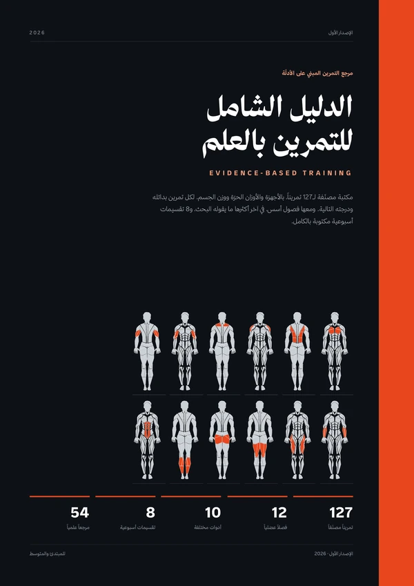 غلاف الدليل الشامل للتمرين بالعلم